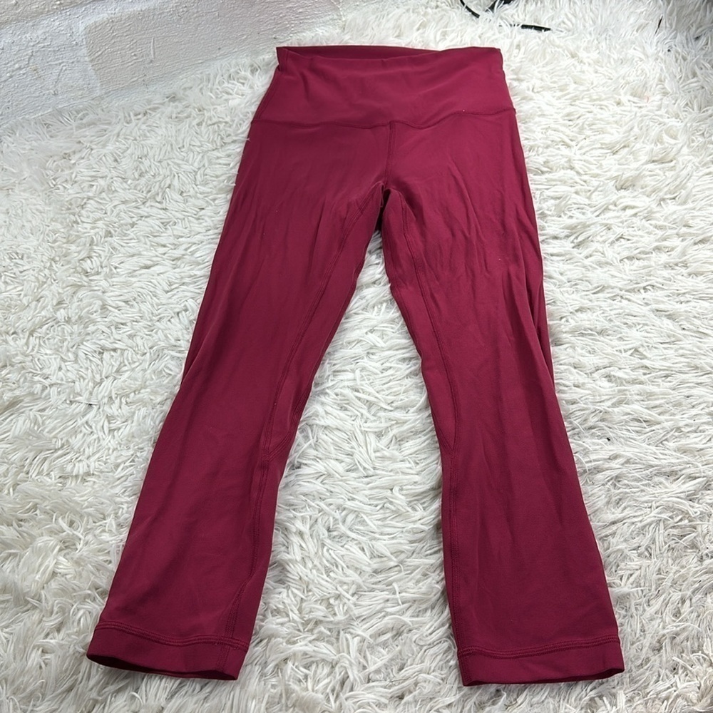 Lululemon Align Crop *21" Star Ruby